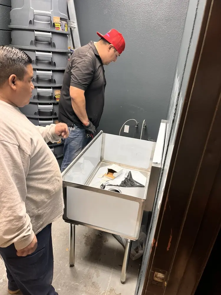 Commercial plumbing and sink installation in Mission Hills